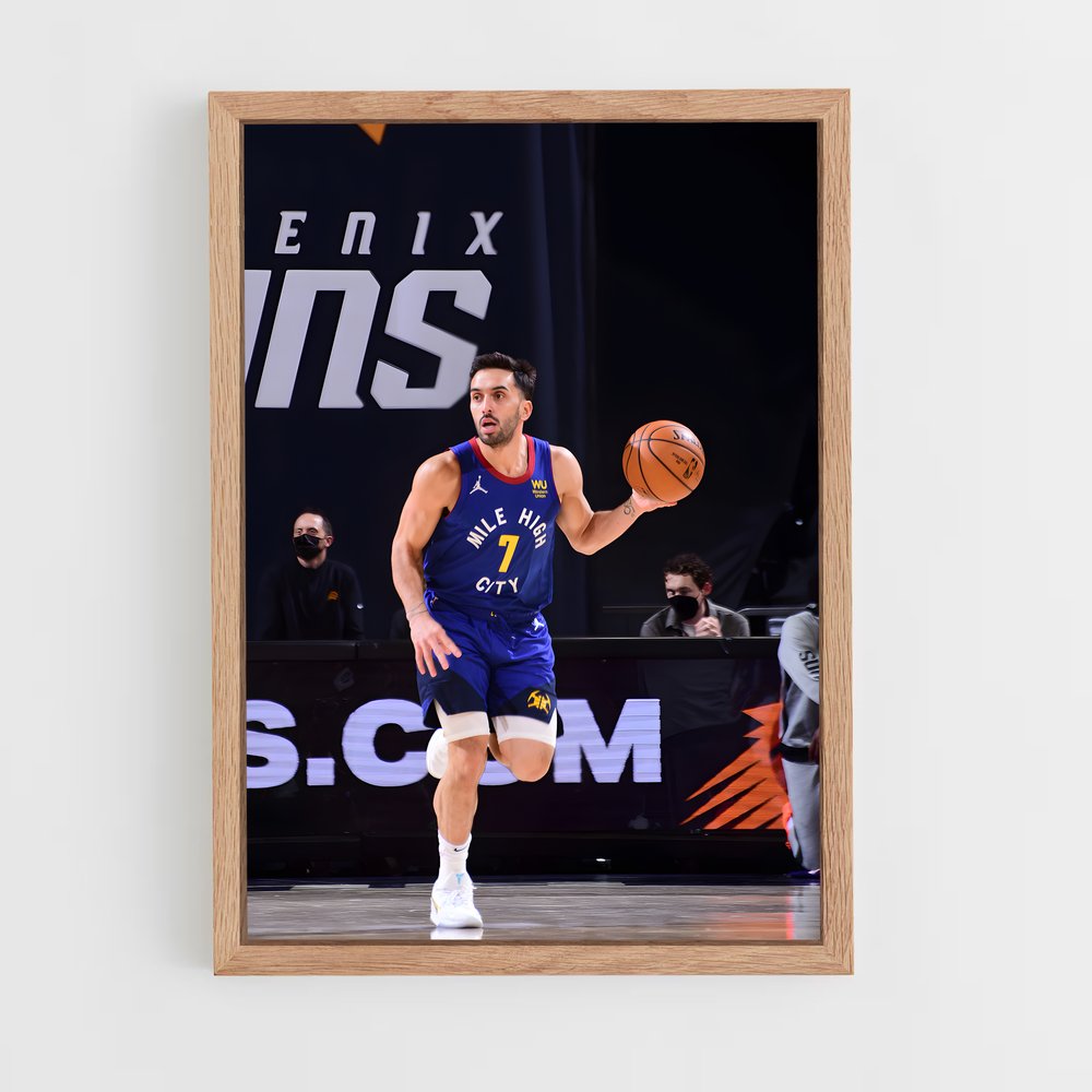 Poster Facundo campazzo amateur – affiche Basketball (vue 4)